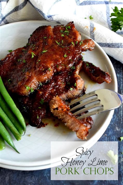 Our top 5 pork chop recipes: Spicy Honey Lime Pork Chops are thin slices of pork which ...