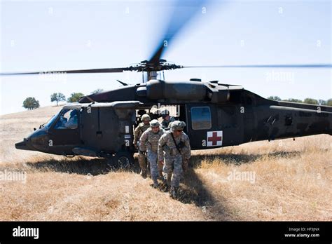 California Army National Guard Soldiers From Headquarters And