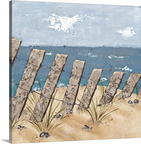 Great Big Canvas Beach Scene Triptych Ii Canvas Wall Art 16x16