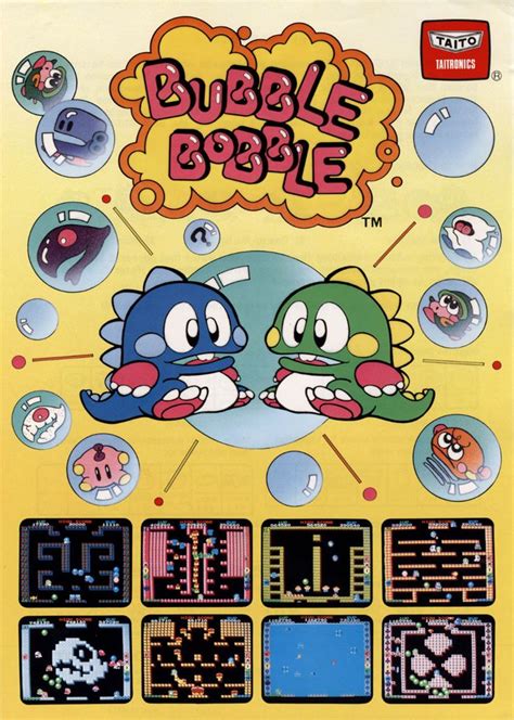 Bubble Bobble Adventure Arcade Infanzia Ricordi Dinfanzia