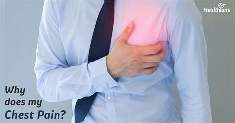 What feels like breast pain may actually be coming from your chest wall. 9 Surprising Reasons Of Chest Pain - Healthians Blog