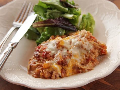 For a family dinner, italian and mexican merge in a magical chicken enchilasagna. Ree Drummond Chicken Casserole Recipes