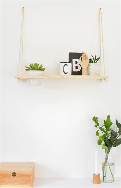 Diy Hanging Plant Shelf — Caroline Burke Burkatron