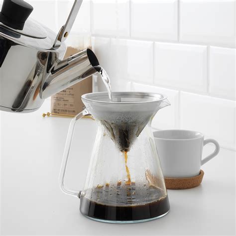HÖgmodig Coffee Maker For Drip Coffee Clear Glassstainless Steel 06