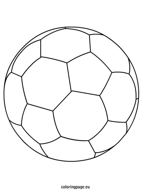 Soccer Ball Coloring Page Coloring Page