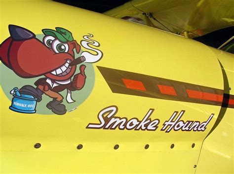 Smoke Hound Nose Cone Art Closeup 01 Nose Art Hound Military Art