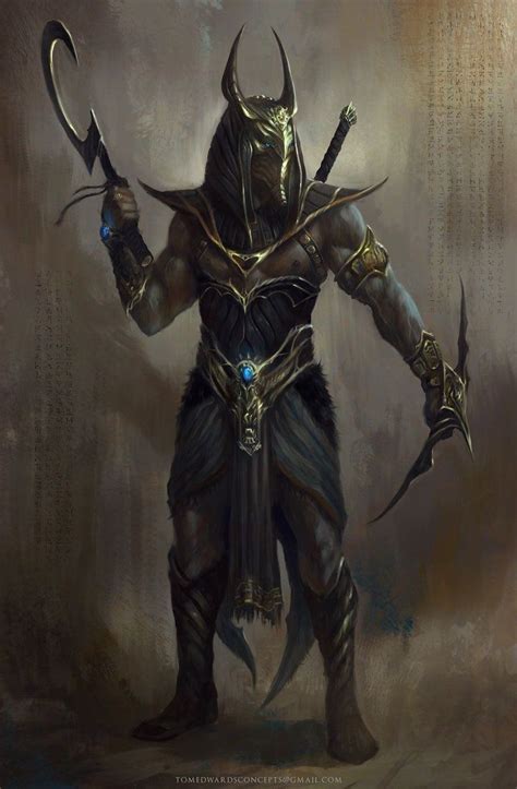 Jackal Man Google Search Egyptian Warrior Fantasy Warrior Anubis