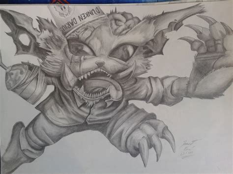 Gnar Drawing By Glaurich On Deviantart