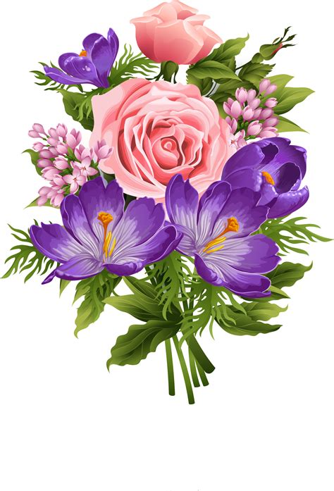 My Design Beautiful Flowers Flower Clipart Flower Art Folk Art