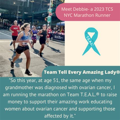 Meet Team Tell Every Amazing Lady®s 2023 Tcs New York City Marathon Runner Carolina