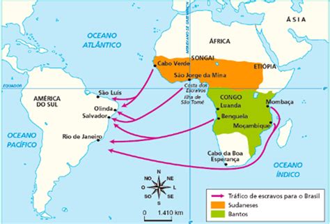 Geografia América E África Da Colonização A Escravidão Conexão