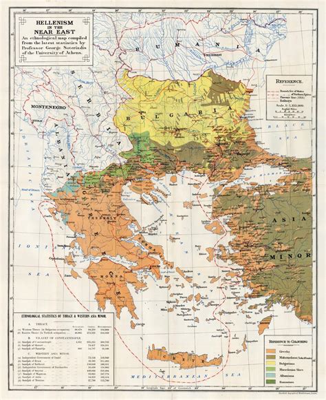 Hellenism In The Near East — A Map Showing Greek Populated Regions In