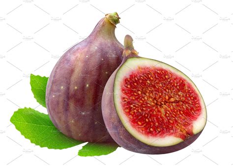 Isolated Fresh Figs ~ Food And Drink Photos ~ Creative Market