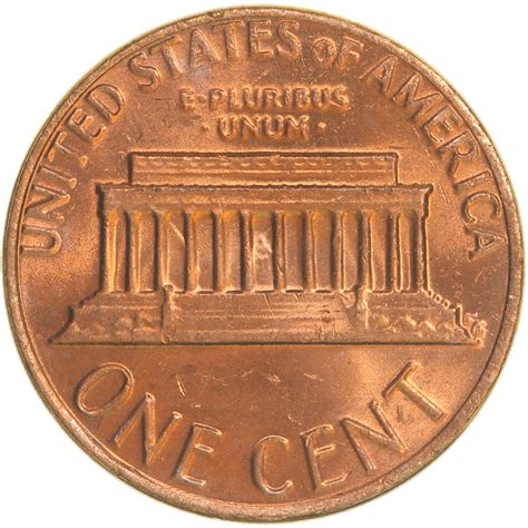 1982 Lincoln Memorial Cent Small Date Copper Bu Penny Us Coin Daves