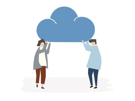 Illustration Of People Avatar Cloud Connection Concept Download Free
