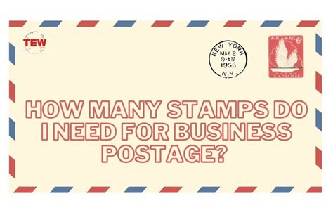 Stamps And Business Postage The Enterprise World