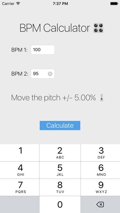Bpm Calculator Iphone App