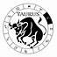 DIY Zodiac Sign Taurus Wall Art Decal  Stick And Peel Vinyl Adhesive