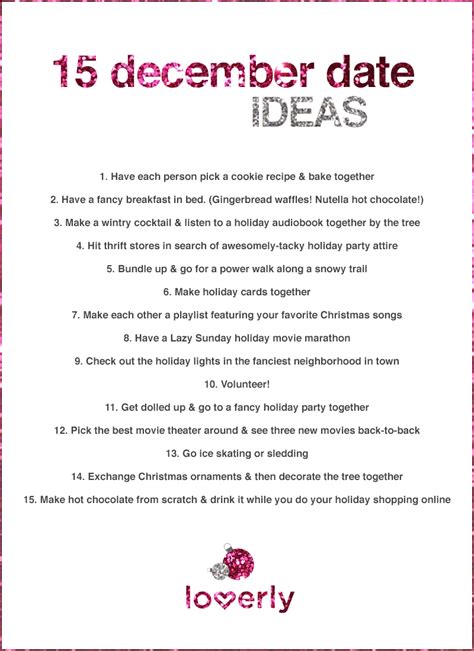 Fun Winter Date Ideas | Examples and Forms