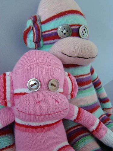Love The Colors On These Sock Monkies Sock Monkey Dolls Sock Dolls