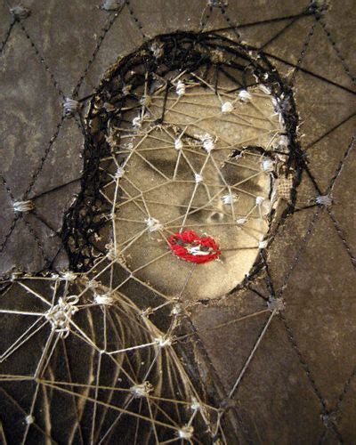 Disguise Embroidered Photographs Paper Embroidery Textile Fiber Art