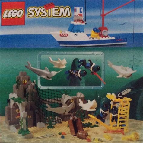 6558 Shark Cage Cove Back Of The Box Builds