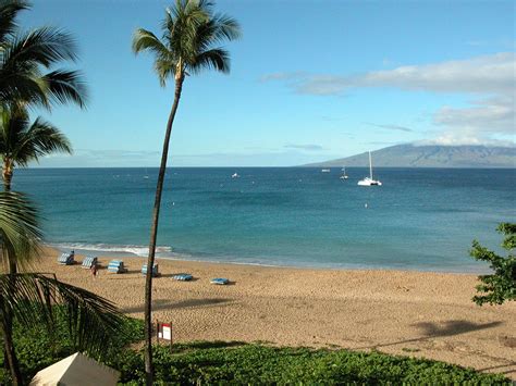 Kaanapali Beach From Sheraton Maui Resort Hawaii