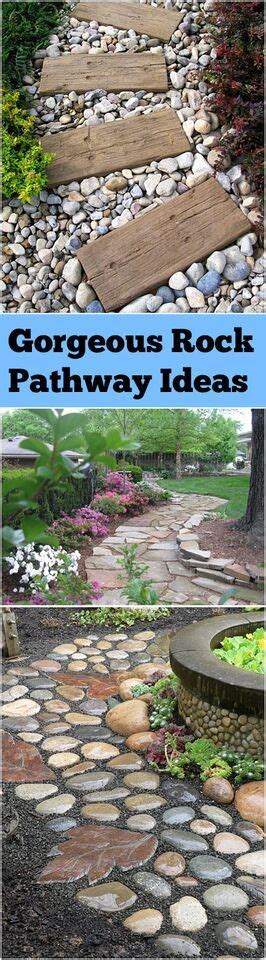 Gorgeous Rock Pathway Ideas Garden Diy