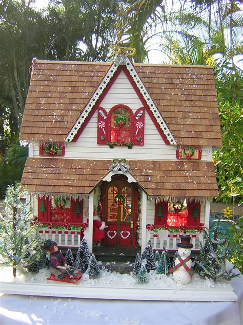 Dollhouses By Robin Carey A Glimpse Inside The Santa Cottage Doll
