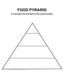 Food Pyramid Cut And Paste Worksheets Teaching Resources Tpt