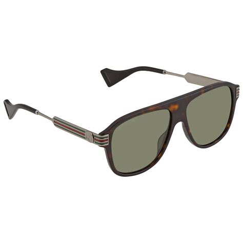 Gucci Polarized Green Men S Sunglasses Gg0587s 002 57