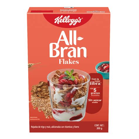Cereal All Bran Kelloggs Natural 300g Justo Súper A Domicilio
