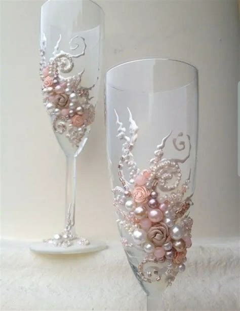 Diy Wine Glasses Decorated Wine Glasses Painted Wine Glasses Wedding