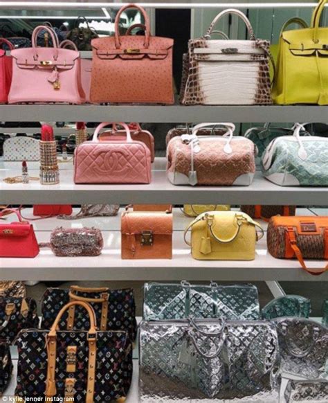 Kylie Jenner Flaunts Her Hermès Louis Vuitton And Gucci Laden Closet Bags Expensive Handbags