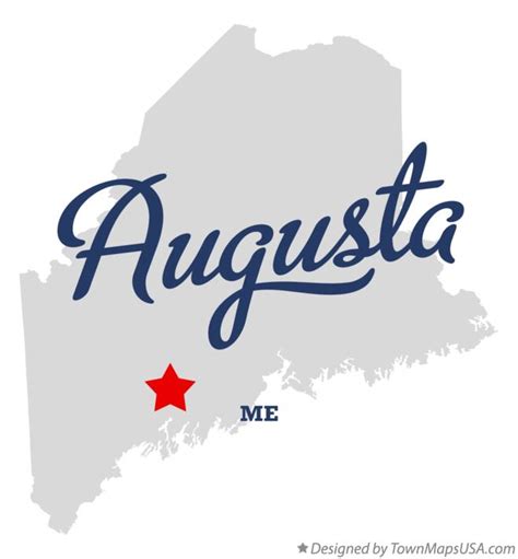 Maps Of Augusta Maine