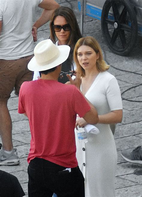 Lea Seydoux On The Set Of No Time To Die New James Bond Movie In Matera 09152019 Hawtcelebs
