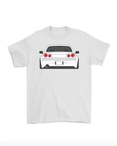 Nissan Skyline R34 Gtr Jdm T Shirt Color White By Carbonpixels On