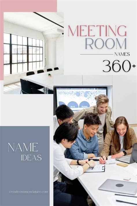 360 Perfect Conference And Meeting Room Name Ideas