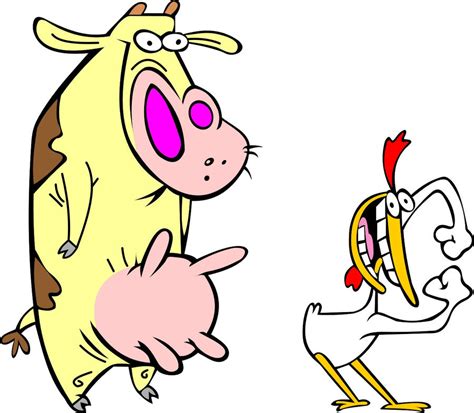 Cow And Chicken By Geminifire89 On Deviantart