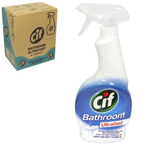 Cif Ultrafast Bathroom Spray 450ml Concordextra