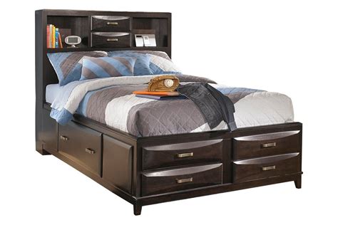 Kira Full Storage Bed With 7 Drawers Ashley Furniture Homestore Full Bed With Storage King