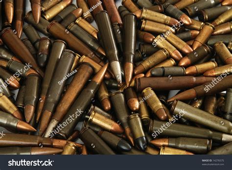Big Pile Various Gun Bullets Stock Photo Edit Now 14276575