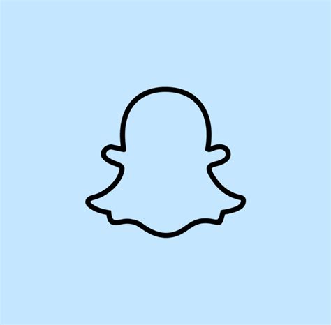 Snapchat Icon Cover Baby Blue Snapchat Icon Blue Wallpaper Iphone