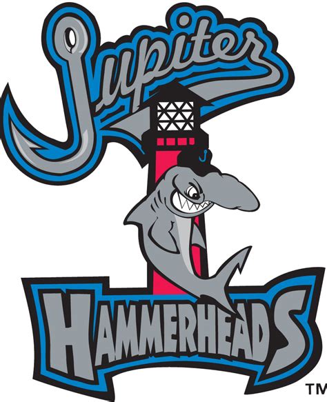 Jupiter Hammerheads | Baseball teams logo, Milb teams, Minor league baseball logos