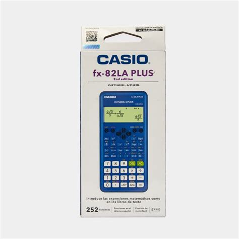 Calculadora Científica Casio Fx 82la Plus Azul