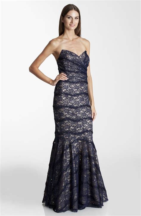 Strapless Lace Trumpet Gown Nordstrom Prom Dresses Strapless Dress