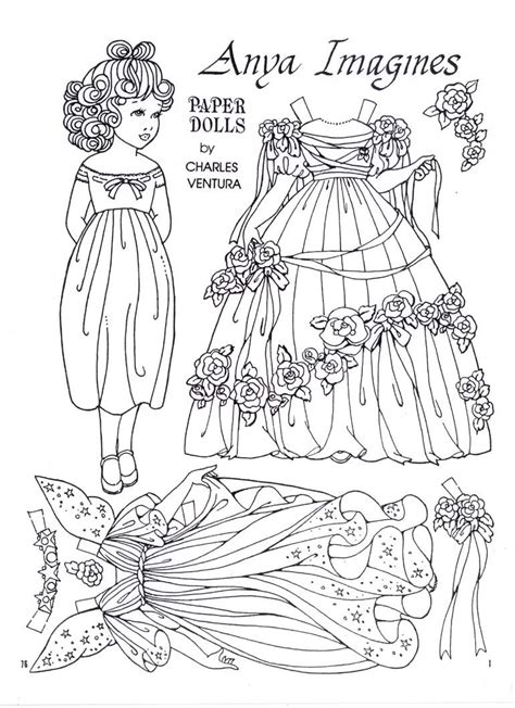 Anya Imagines By Charles Ventura Paper Doll Printed These As A Birthday