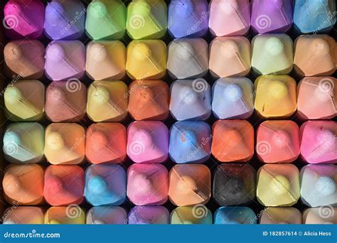 Colored Sidewalk Chalk Background Texture Royalty Free Stock