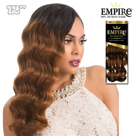 Sensationnel Empire Human Hair Weave Paradise Wave 12