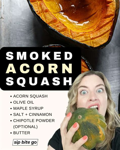 Easy Traeger Smoked Acorn Squash Side Dish Sip Bite Go